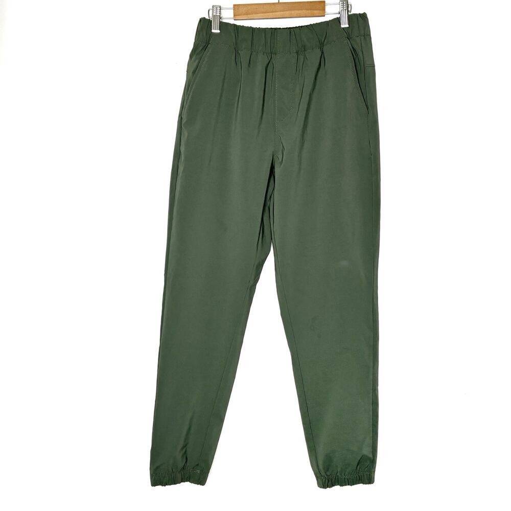 Member's Mark Green Travel Jogger Pants Polyester Blend Mens Small